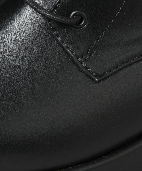 HARE（ハレ）の「レースアップロングブーツ(HARE)（ブーツ・レディース・ブラック・M/L）」の4枚目の写真