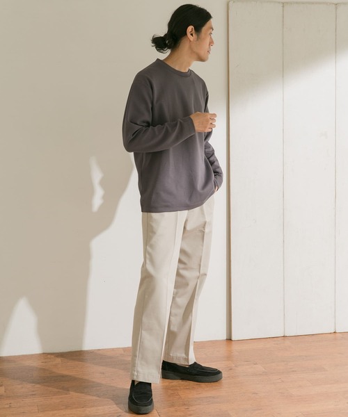 URBAN RESEARCH DOORS（アーバンリサーチドアーズ）の「クリアダンボールプルオーバー（Tシャツ/カットソー・メンズ・チャコールグレー/カーキ/グレー系その他/オフホワイト・40/38）」の14枚目の写真