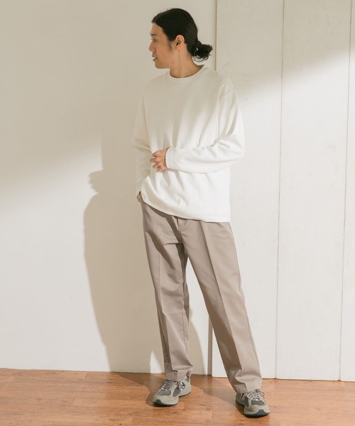 URBAN RESEARCH DOORS（アーバンリサーチドアーズ）の「クリアダンボールプルオーバー（Tシャツ/カットソー・メンズ・チャコールグレー/カーキ/グレー系その他/オフホワイト・40/38）」の17枚目の写真