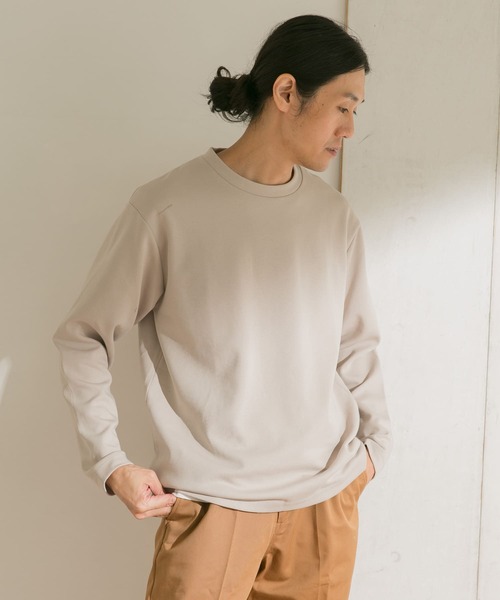 URBAN RESEARCH DOORS（アーバンリサーチドアーズ）の「クリアダンボールプルオーバー（Tシャツ/カットソー・メンズ・チャコールグレー/カーキ/グレー系その他/オフホワイト・40/38）」の18枚目の写真