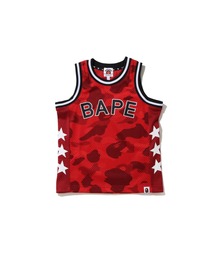 COLOR CAMO BAPE BASKETBALL TANK TOP K