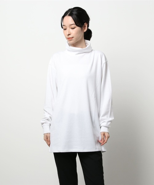 improves(インプローブス)の「サステナブルポリ ポンチ タートルネック ロンT(Tシャツ/カットソー・メンズ・ホワイト/グレイッシュベージュ/ワイン/スミクロ・MEDIUM/LARGE)」の21枚目の写真