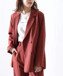 Cheek | 無地ダブルブレストテーラードジャケット(テーラードジャケット)