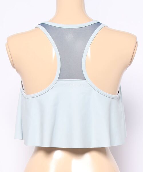 JILL STUART（ジルスチュアート）の「《JILLSTUART Yoga》フレアトップメッシュ切替ブラトップ（キャミソール・レディース・ブルー系その他・LARGE）」の3枚目の写真