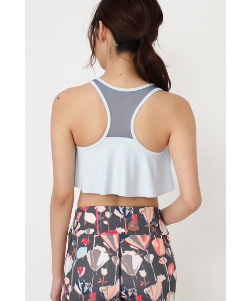 JILL STUART（ジルスチュアート）の「《JILLSTUART Yoga》フレアトップメッシュ切替ブラトップ（キャミソール・レディース・ブルー系その他・LARGE）」の5枚目の写真