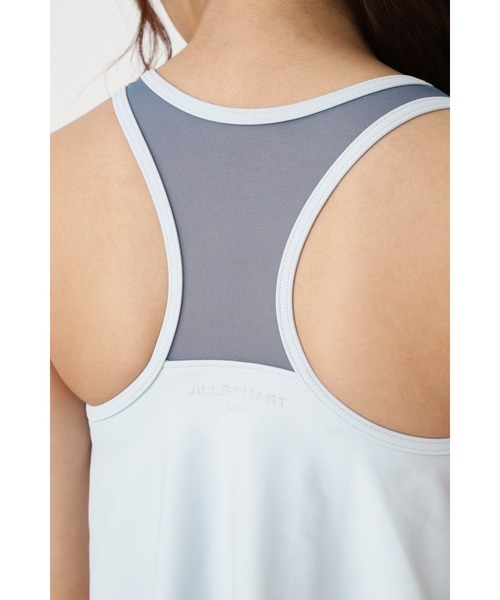 JILL STUART（ジルスチュアート）の「《JILLSTUART Yoga》フレアトップメッシュ切替ブラトップ（キャミソール・レディース・ブルー系その他・LARGE）」の8枚目の写真