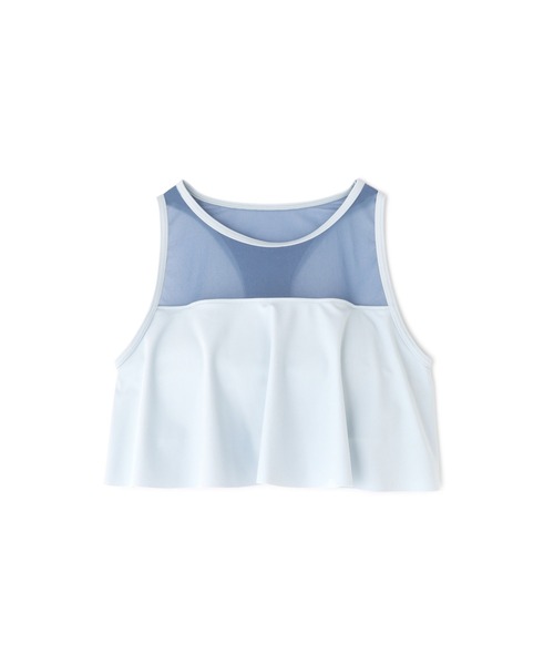JILL STUART（ジルスチュアート）の「《JILLSTUART Yoga》フレアトップメッシュ切替ブラトップ（キャミソール・レディース・ブルー系その他・LARGE）」の9枚目の写真