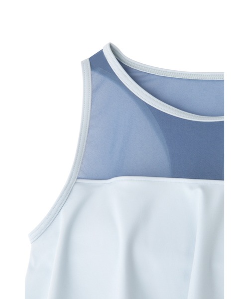 JILL STUART（ジルスチュアート）の「《JILLSTUART Yoga》フレアトップメッシュ切替ブラトップ（キャミソール・レディース・ブルー系その他・LARGE）」の11枚目の写真