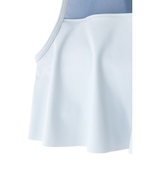 JILL STUART（ジルスチュアート）の「《JILLSTUART Yoga》フレアトップメッシュ切替ブラトップ（キャミソール・レディース・ブルー系その他・LARGE）」の12枚目の写真