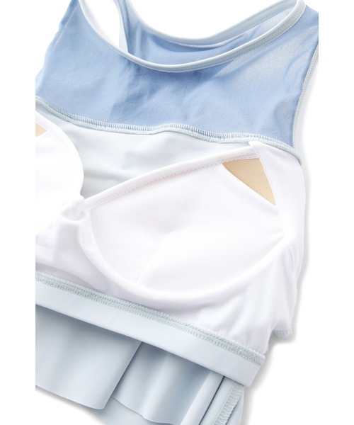 JILL STUART（ジルスチュアート）の「《JILLSTUART Yoga》フレアトップメッシュ切替ブラトップ（キャミソール・レディース・ブルー系その他・LARGE）」の14枚目の写真