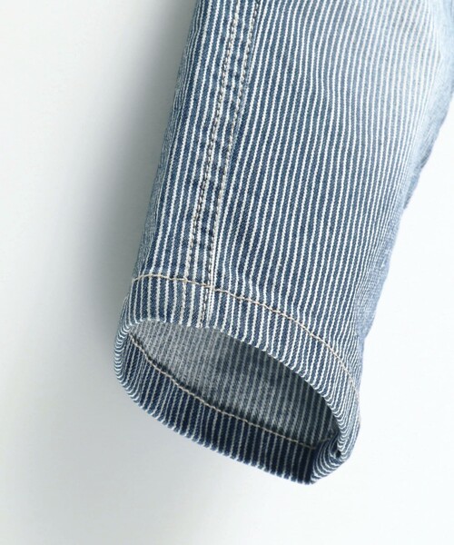 BRANSHES（ブランシェス）の「【らくらくウエスト】デニムロングパンツ（デニムパンツ・キッズ・アイボリー/ブルー・90/110/120/130/100）」の19枚目の写真