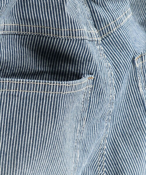 BRANSHES（ブランシェス）の「【らくらくウエスト】デニムロングパンツ（デニムパンツ・キッズ・アイボリー/ブルー・90/110/120/130/100）」の5枚目の写真