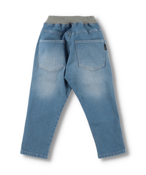 BRANSHES（ブランシェス）の「【らくらくウエスト】デニムロングパンツ（デニムパンツ・キッズ・アイボリー/ブルー・90/110/120/130/100）」の14枚目の写真