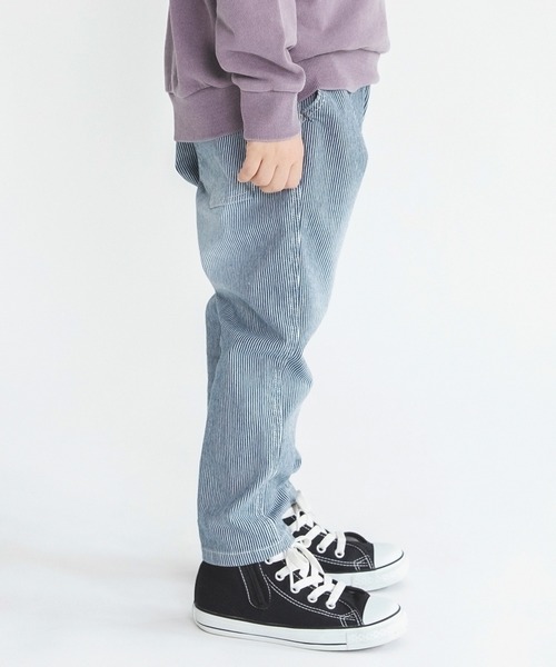 BRANSHES（ブランシェス）の「【らくらくウエスト】デニムロングパンツ（デニムパンツ・キッズ・アイボリー/ブルー・90/110/120/130/100）」の7枚目の写真