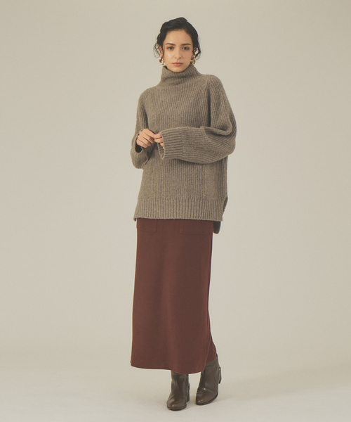 abahouse mavie(アバハウスマヴィ)の「ジャージータイトスカート(スカート・レディース・ブラック/エンジ/アイボリー・36/38)」の15枚目の写真