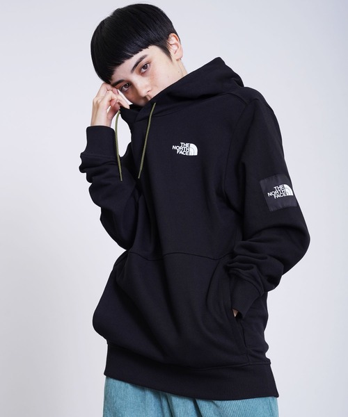 THE NORTH FACE（ザノースフェイス）の「THE NORTH FACE(ザ・ノース・フェイス) バックプリント スウェットパーカー（パーカー・レディース・ブラック/グレー・S/M/L）」の3枚目の写真