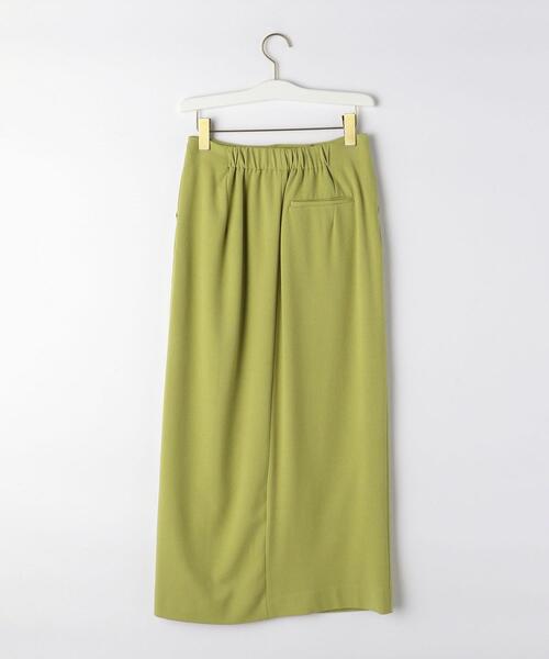 green label relaxing（グリーンレーベルリラクシング）の「カルゼ タイト スカート（スカート・レディース・パープル/ライム・FREE）」の11枚目の写真