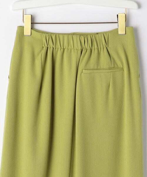 green label relaxing（グリーンレーベルリラクシング）の「カルゼ タイト スカート（スカート・レディース・パープル/ライム・FREE）」の5枚目の写真