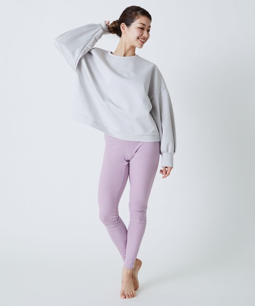 Julier Yoga and Relax（ジュリエヨガアンドリラックス）の「Julier ダンボールバルーンプルオーバー（スウェット・レディース・ミント/ライトグレー・FREE）」の14枚目の写真