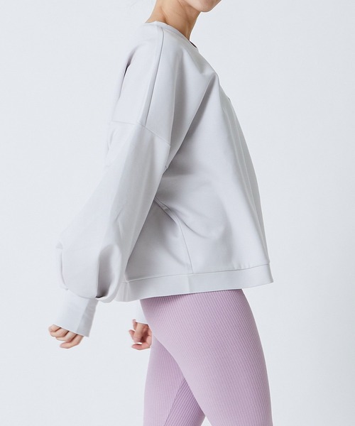 Julier Yoga and Relax（ジュリエヨガアンドリラックス）の「Julier ダンボールバルーンプルオーバー（スウェット・レディース・ミント/ライトグレー・FREE）」の12枚目の写真