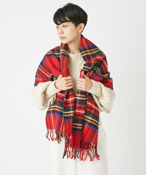 TWEEDMILL ツイードミル】JURA TARTAN KNEE RUG ストール チェック柄