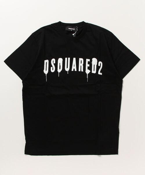 DSQUARED2（ディースクエアード）の「T-SHIRT /LOGO SPRAY TEE /I SMOKE FIT /WASH /0221（Tシャツ/カットソー・レディース・ホワイト/レッド/ブラック・S/M/XS）」の3枚目の写真