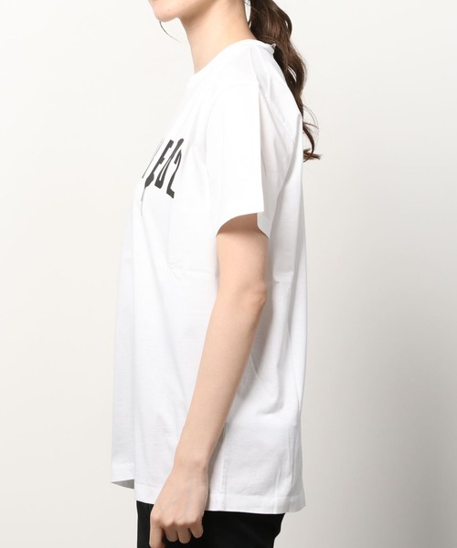 DSQUARED2（ディースクエアード）の「T-SHIRT /LOGO SPRAY TEE /I SMOKE FIT /WASH /0221（Tシャツ/カットソー・レディース・ホワイト/レッド/ブラック・S/M/XS）」の4枚目の写真