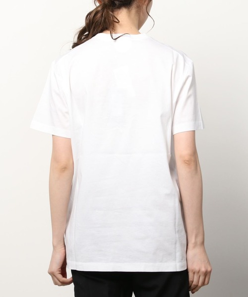 DSQUARED2（ディースクエアード）の「T-SHIRT /LOGO SPRAY TEE /I SMOKE FIT /WASH /0221（Tシャツ/カットソー・レディース・ホワイト/レッド/ブラック・S/M/XS）」の5枚目の写真