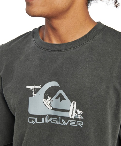 Quiksilver（クイックシルバー）の「PEANUTS GO WITH THE/クイックシルバーピーナッツコラボ長袖ロンT（Tシャツ/カットソー・メンズ・ブラック/ホワイト・SMALL/MEDIUM/LARGE）」の14枚目の写真