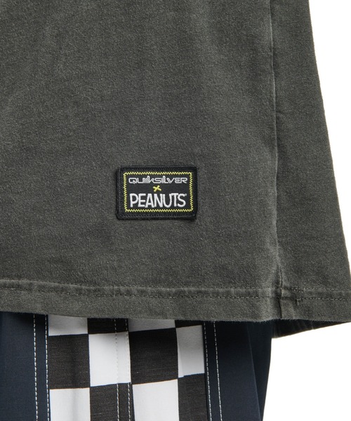 Quiksilver（クイックシルバー）の「PEANUTS GO WITH THE/クイックシルバーピーナッツコラボ長袖ロンT（Tシャツ/カットソー・メンズ・ブラック/ホワイト・SMALL/MEDIUM/LARGE）」の16枚目の写真