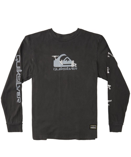 Quiksilver（クイックシルバー）の「PEANUTS GO WITH THE/クイックシルバーピーナッツコラボ長袖ロンT（Tシャツ/カットソー・メンズ・ブラック/ホワイト・SMALL/MEDIUM/LARGE）」の10枚目の写真