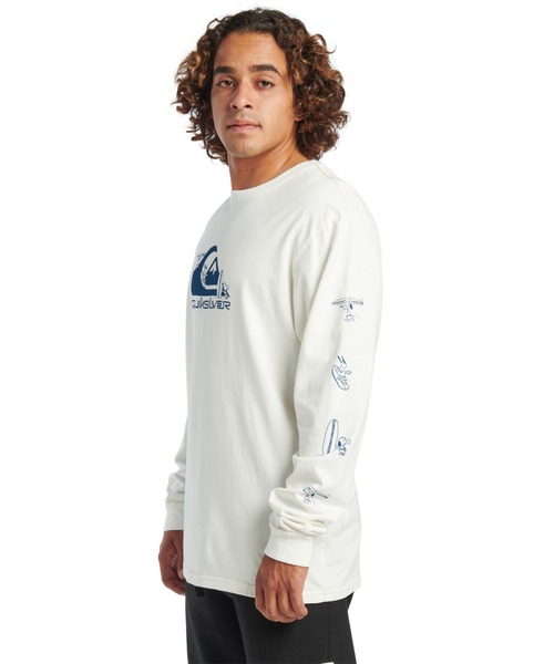 Quiksilver（クイックシルバー）の「PEANUTS GO WITH THE/クイックシルバーピーナッツコラボ長袖ロンT（Tシャツ/カットソー・メンズ・ブラック/ホワイト・SMALL/MEDIUM/LARGE）」の17枚目の写真