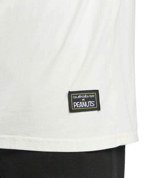 Quiksilver（クイックシルバー）の「PEANUTS GO WITH THE/クイックシルバーピーナッツコラボ長袖ロンT（Tシャツ/カットソー・メンズ・ブラック/ホワイト・SMALL/MEDIUM/LARGE）」の13枚目の写真