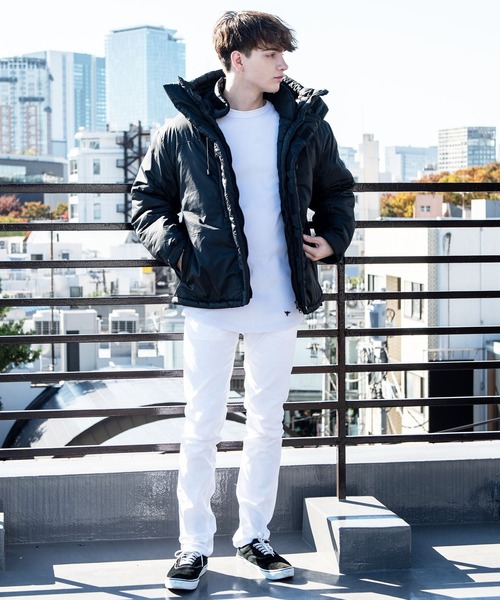 8(eight)(エイト)の「中綿マウンテンパーカー(マウンテンパーカー・メンズ・ブラック/オリーブ/ベージュ/ネイビー/チャコールグレー・SMALL/MEDIUM/X-LARGE/LARGE)」の19枚目の写真