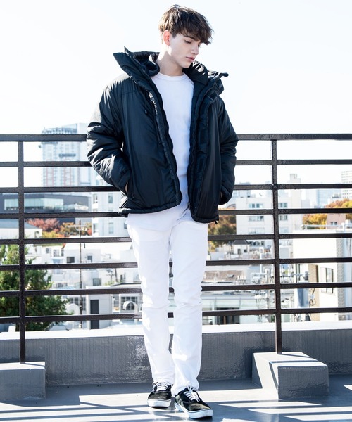 8(eight)(エイト)の「中綿マウンテンパーカー(マウンテンパーカー・メンズ・ブラック/オリーブ/ベージュ/ネイビー/チャコールグレー・SMALL/MEDIUM/X-LARGE/LARGE)」の20枚目の写真