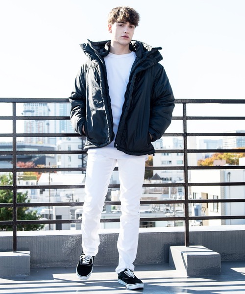 8(eight)(エイト)の「中綿マウンテンパーカー(マウンテンパーカー・メンズ・ブラック/オリーブ/ベージュ/ネイビー/チャコールグレー・SMALL/MEDIUM/X-LARGE/LARGE)」の21枚目の写真