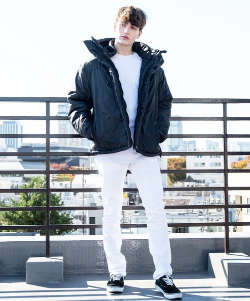 8(eight)(エイト)の「中綿マウンテンパーカー(マウンテンパーカー・メンズ・ブラック/オリーブ/ベージュ/ネイビー/チャコールグレー・SMALL/MEDIUM/X-LARGE/LARGE)」の22枚目の写真