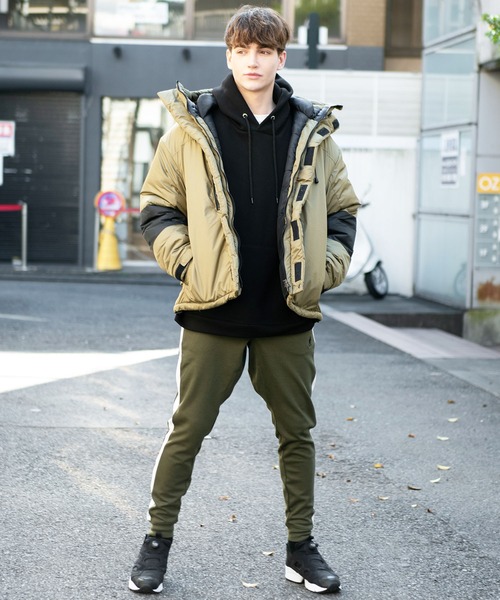 8(eight)(エイト)の「中綿マウンテンパーカー(マウンテンパーカー・メンズ・ブラック/オリーブ/ベージュ/ネイビー/チャコールグレー・SMALL/MEDIUM/X-LARGE/LARGE)」の14枚目の写真