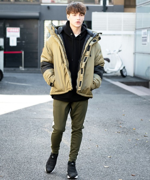 8(eight)(エイト)の「中綿マウンテンパーカー(マウンテンパーカー・メンズ・ブラック/オリーブ/ベージュ/ネイビー/チャコールグレー・SMALL/MEDIUM/X-LARGE/LARGE)」の12枚目の写真