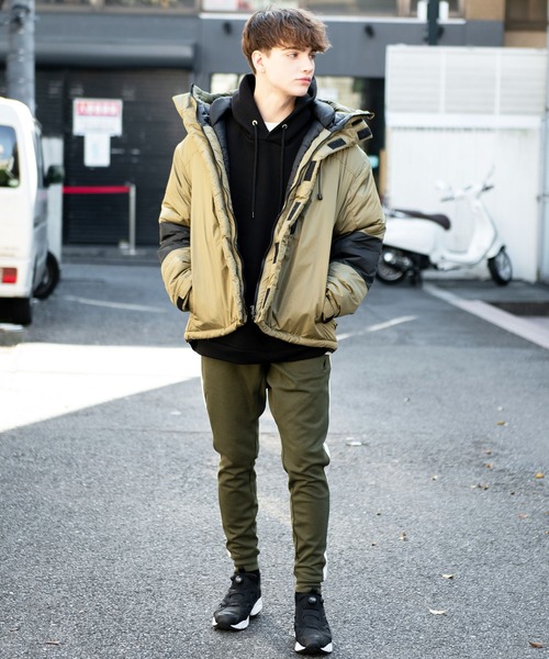 8(eight)(エイト)の「中綿マウンテンパーカー(マウンテンパーカー・メンズ・ブラック/オリーブ/ベージュ/ネイビー/チャコールグレー・SMALL/MEDIUM/X-LARGE/LARGE)」の11枚目の写真