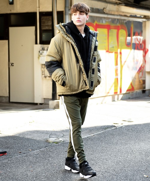 8(eight)(エイト)の「中綿マウンテンパーカー(マウンテンパーカー・メンズ・ブラック/オリーブ/ベージュ/ネイビー/チャコールグレー・SMALL/MEDIUM/X-LARGE/LARGE)」の8枚目の写真