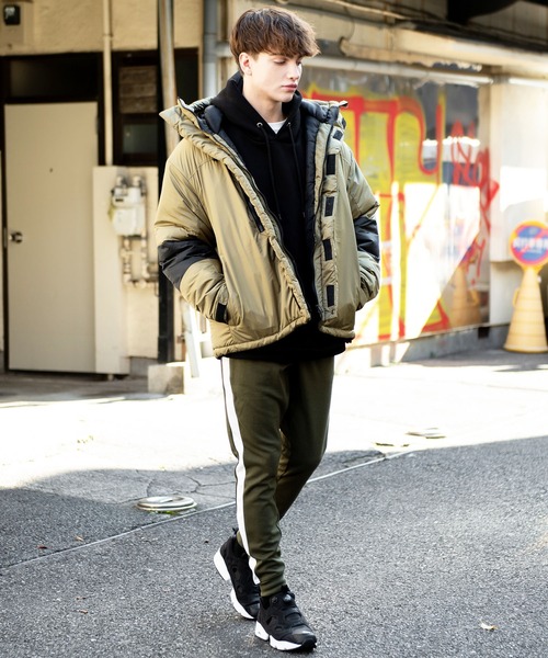 8(eight)(エイト)の「中綿マウンテンパーカー(マウンテンパーカー・メンズ・ブラック/オリーブ/ベージュ/ネイビー/チャコールグレー・SMALL/MEDIUM/X-LARGE/LARGE)」の7枚目の写真