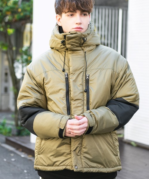 8(eight)(エイト)の「中綿マウンテンパーカー(マウンテンパーカー・メンズ・ブラック/オリーブ/ベージュ/ネイビー/チャコールグレー・SMALL/MEDIUM/X-LARGE/LARGE)」の16枚目の写真