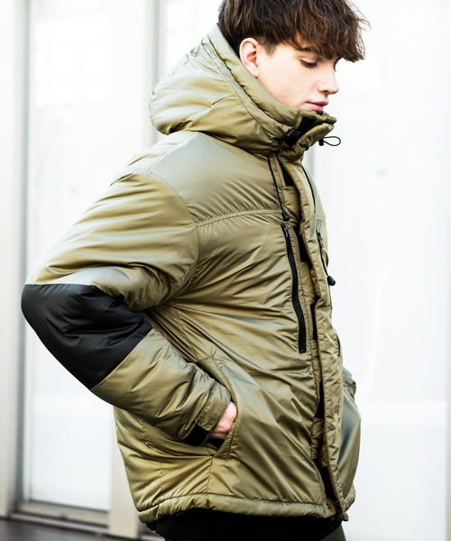 8(eight)(エイト)の「中綿マウンテンパーカー(マウンテンパーカー・メンズ・ブラック/オリーブ/ベージュ/ネイビー/チャコールグレー・SMALL/MEDIUM/X-LARGE/LARGE)」の15枚目の写真