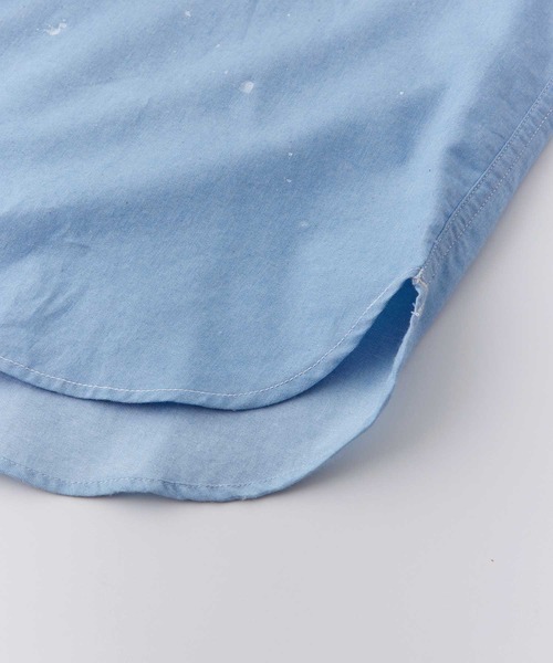 SILAS（サイラス）の「L/S DUNGAREE WORK SHIRT　サイラスダンガリーワークシャツ（シャツ/ブラウス・メンズ・ネイビー/ブルー・MEDIUM/LARGE/X-LARGE）」の8枚目の写真