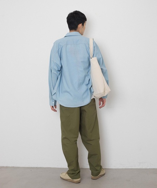 SILAS（サイラス）の「L/S DUNGAREE WORK SHIRT　サイラスダンガリーワークシャツ（シャツ/ブラウス・メンズ・ネイビー/ブルー・MEDIUM/LARGE/X-LARGE）」の22枚目の写真
