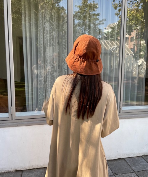 Didot.showroom(ディドット ショールーム)の「squeeze round hat(ハット・レディース・チャコールグレー/ブラック/ベージュ/ブラウン・FREE)」の7枚目の写真