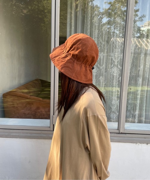 Didot.showroom(ディドット ショールーム)の「squeeze round hat(ハット・レディース・チャコールグレー/ブラック/ベージュ/ブラウン・FREE)」の8枚目の写真
