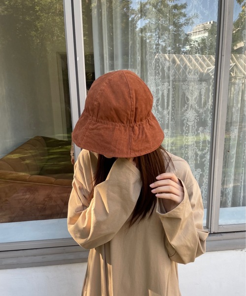 Didot.showroom(ディドット ショールーム)の「squeeze round hat(ハット・レディース・チャコールグレー/ブラック/ベージュ/ブラウン・FREE)」の9枚目の写真