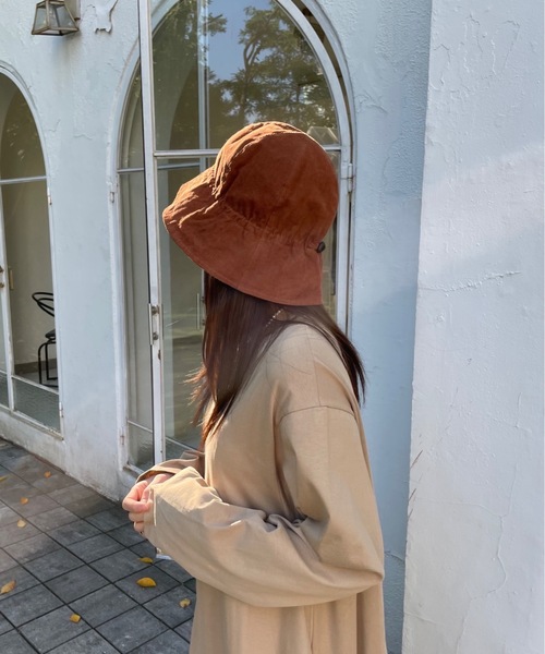 Didot.showroom(ディドット ショールーム)の「squeeze round hat(ハット・レディース・チャコールグレー/ブラック/ベージュ/ブラウン・FREE)」の11枚目の写真